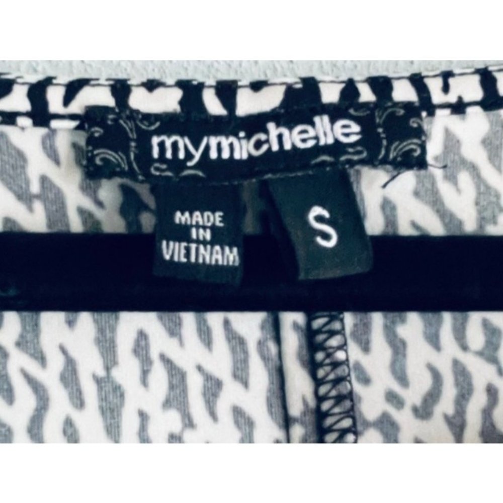 My Michelle Black and White Mini Dress - Picture 10 of 10